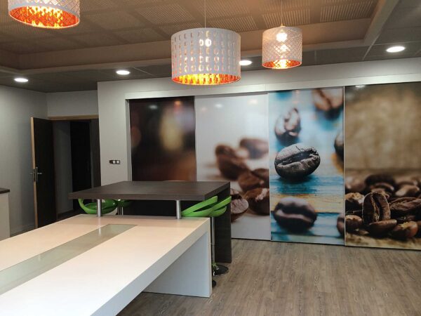 Usine de production de café